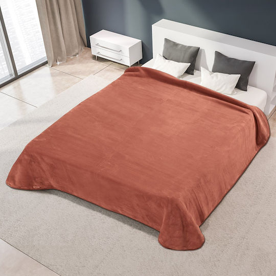 Belpla Ster Plain Κουβέρτα Ισπανίας Βελουτέ Μονή 160x220εκ.