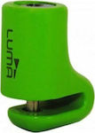 Luma Enduro 84D Motorcycle Disc Brake Lock in Green