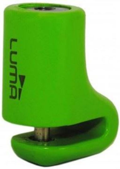 Luma Enduro 84D Motorcycle Disc Brake Lock in Green