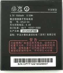 Coolpad CPLD-04 Συμβατή Μπαταρία Αντικατάστασης 1500mAh για