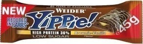 Weider Yippie Bar with 36% Protein & Flavor Brownie Vanilla 45gr