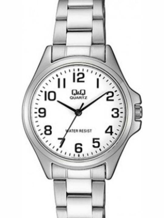 Q&Q Womens Watch 30mm Battery With Silver Steel Bracelet