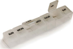 Alfa Care AC-660 Wöchentlich Pill Organizer with 7 Compartments in Transparent color