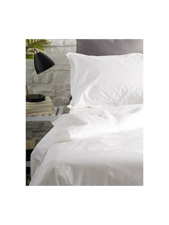 Pennie Peak White Single Duvet Cover 160x220