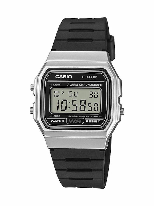 Casio Collection Ψηφιακό Ανδρικό Ρολόι 38mm Μπα...