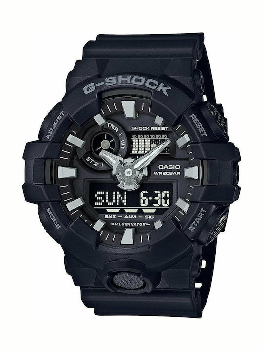 Casio G-Shock Analog/Digital Herrenuhr 53mm Chr...
