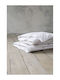 Nima Πάπλωμα Μονό με Γέμιση Microfiber 160x220εκ. Super Soft Λευκό 300 GSM 9.5 togs