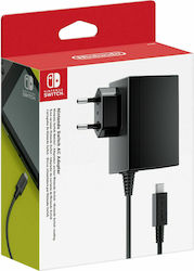 Nintendo Switch AC Adapter Stromversorgung für Schalter in Schwarz Farbe