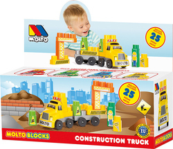 Molto Building Block Truck Block Construction for 1+ years 25pcs 16475