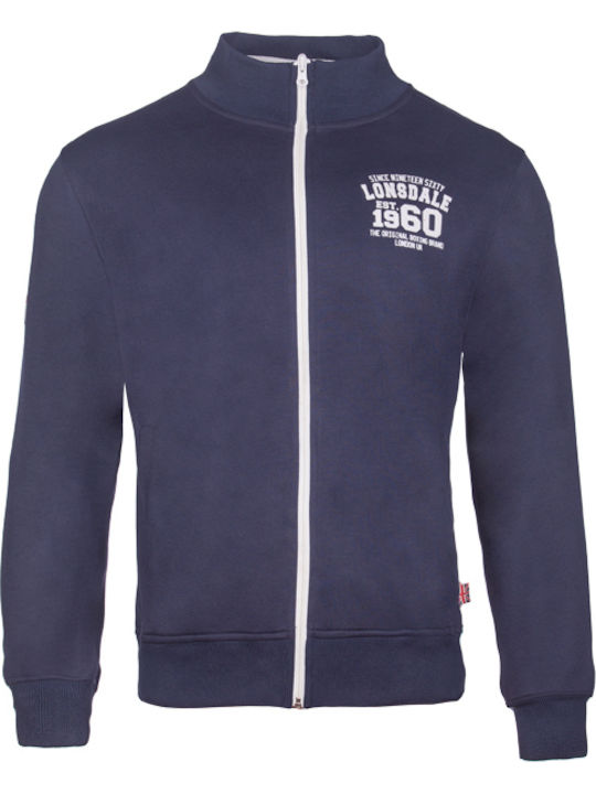 Lonsdale Macclesfield Trainer Herren Sweatshirt Jacke Blau