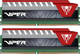 Patriot Viper Elite Red 8GB DDR4 RAM με 2 Modules (2x4GB) και Ταχύτητα 2800 για Desktop