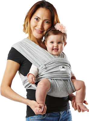 Babyk'tan Wrap Carrier Heather Medium Heather Grey with Maximum Weight 16kg