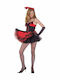 Carnival Unisex Costume Κόκκινη Moulin Rouge