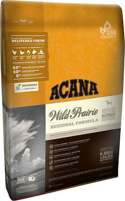 Acana Wild Prairie 11.4kg Dry Food for Dogs Grain Free with Turkey and Chicken