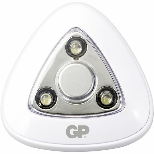 GP Batteries LED Light Spot for Cabinets with Battery Powered Pushlight Lamp incl. 1pcs