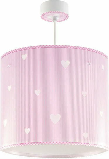 Ango Sweet Dreams Einfaches Licht Kinderdeckenleuchte Deckenleuchte 60W mit Fassung E27 Pink 26x25cm