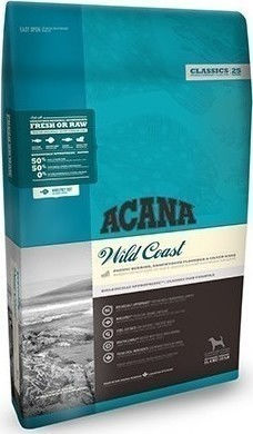 Acana Wild Coast 0.340kg Hrană Uscată pentru Câini fără Cereale cu Somon și Pește