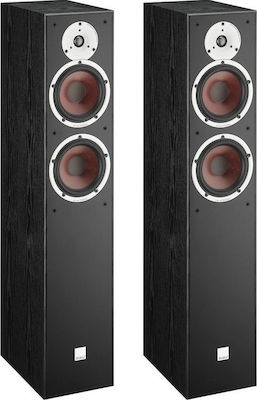 Dali Spektor 6 Pair of Hi-Fi Speakers Floor 150W 2 No of Drivers W19.5xD31.3xH97.2cm. Black