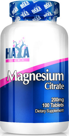 Haya Labs Magnesium Citrate 200mg 200мг 100 табове