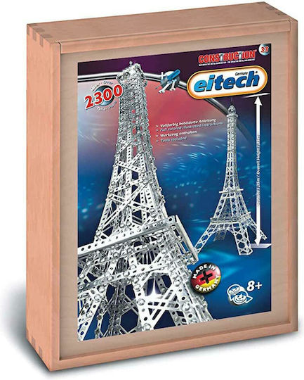 Eitech Metal Construction Toy Eiffel Tower C33 for Children 8+ years old+ Years