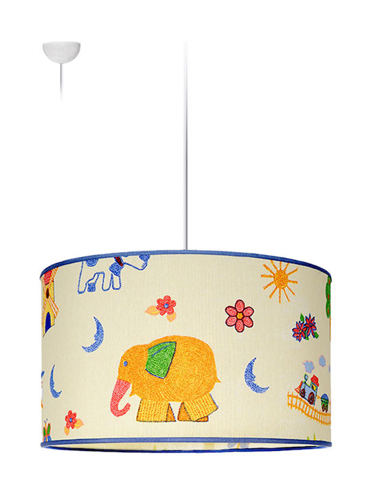 Starlight Kids Plastic Single Ceiling Light E27 Multicolour 33x20cm