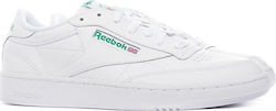 Reebok Classics Club C85 Ανδρικά Sneakers Intense White / Green