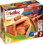 Teifoc Παιχνίδι Κατασκευών Χτίζοντας Μίνι Στάβλο για Γουρουνάκια για Παιδιά 6+ Ετών