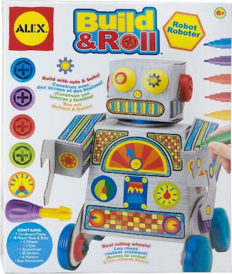 Alex Toys Paper Construction Toy Build & Roll - Robot for 6+ years