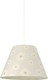 Veis Alkyone Single Bulb Kids Lighting Pendant of Fabric 60W with Drive Size E27 In Beige Colour