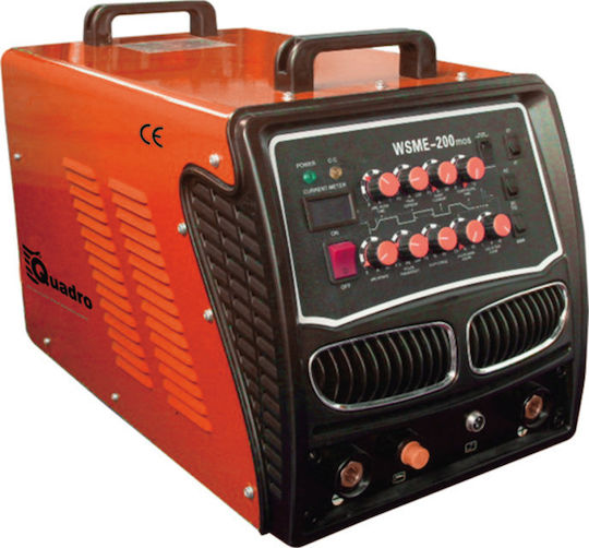 Quadro Quadro TIG WSME-200 Sudură Inverter TIG / MMA cu Curent Maxim de Sudare 160A și Ciclu de Lucru 85%