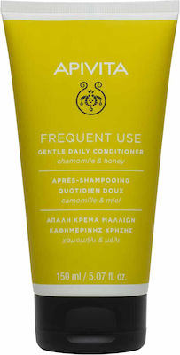 Apivita Gentle Daily Conditioner Reconstruction/Nourishment for All Hair Types Chamomile & Honey 150ml