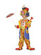 Kids Carnival Costume Clown Pagliacio
