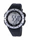 Jaga Four G Digital Men's Watch 51.5mm Chronograph Battery with Black Rubber Strap