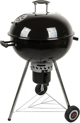 Grill Chef Kettle Rund Holzkohlegrill mit Rädern 53.5cmcm.