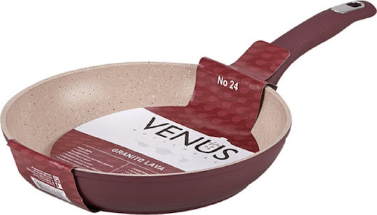 Venus Granito Lava Pan made of Aluminum with Stone Coating 24cm