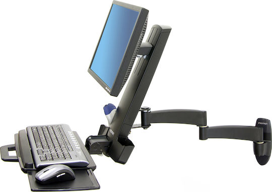 Ergotron 200 Series Wall Mounted Stand Monitor up to 24" with Arm