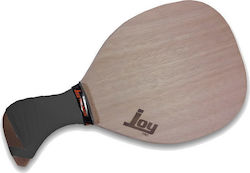 Joy RS Plus Beach Racket Beige 345gr with Slanted Handle Black