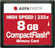 AgfaPhoto High Speed 233x CompactFlash 8GB High Speed