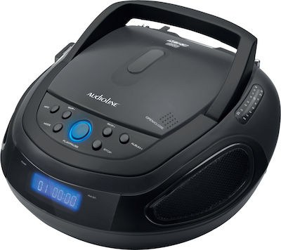 Audioline Φορητ Ηχοσστημα με CD / MP3 / Ραδιφωνο σε Μαρο Χρμα