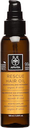 Apivita Rescue Hair Olive Restoring Argan Oil 100ml