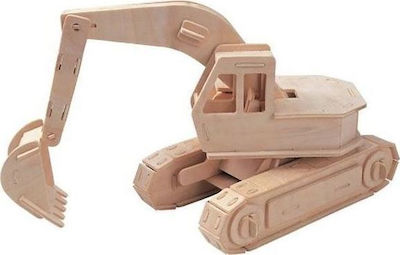 Anelixi Wooden Construction Toy Εκσκαφέας Kid 8++ years