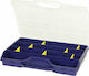 HQ Tool Compartment Organiser 21 Slot Adjustable Blue 31.2x23.8x5.1cm