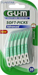 GUM Soft-Picks Advanced Scobitori Interdentare Regular Verde 30buc