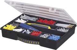 Stanley 1-92 Tool Compartment Organiser 14 Slot Black 34x26x26cm