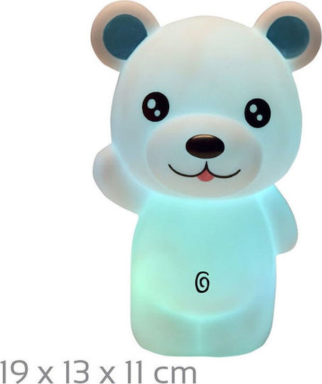 Heitech Led Kids Decorative Lamp Bear Led 19x13x11εκ.