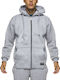 Bodymove Herren Sweatshirt Jacke mit Kapuze und Taschen Gray