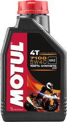 Motul 7100 4T Synthetic Motorcycle Oil for Four-Stroke Engines 5W-40 1lt