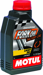 Motul Fork Factory Line Light Synthetic Motorcycle Suspension Oil 5W 1lt