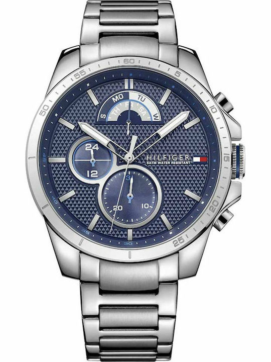 Tommy Hilfiger Decker Ανδρικό Ρολόι 46mm Χρονογ...