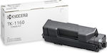 Kyocera TK-1160 Toner Laser Εκτυπωτή Μαύρο 7200 Σελίδων (1T02RY0NL0)